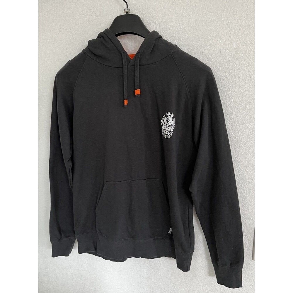 Royal Holloway University Of London Hoodie Neutral Organic Cotton Large Black